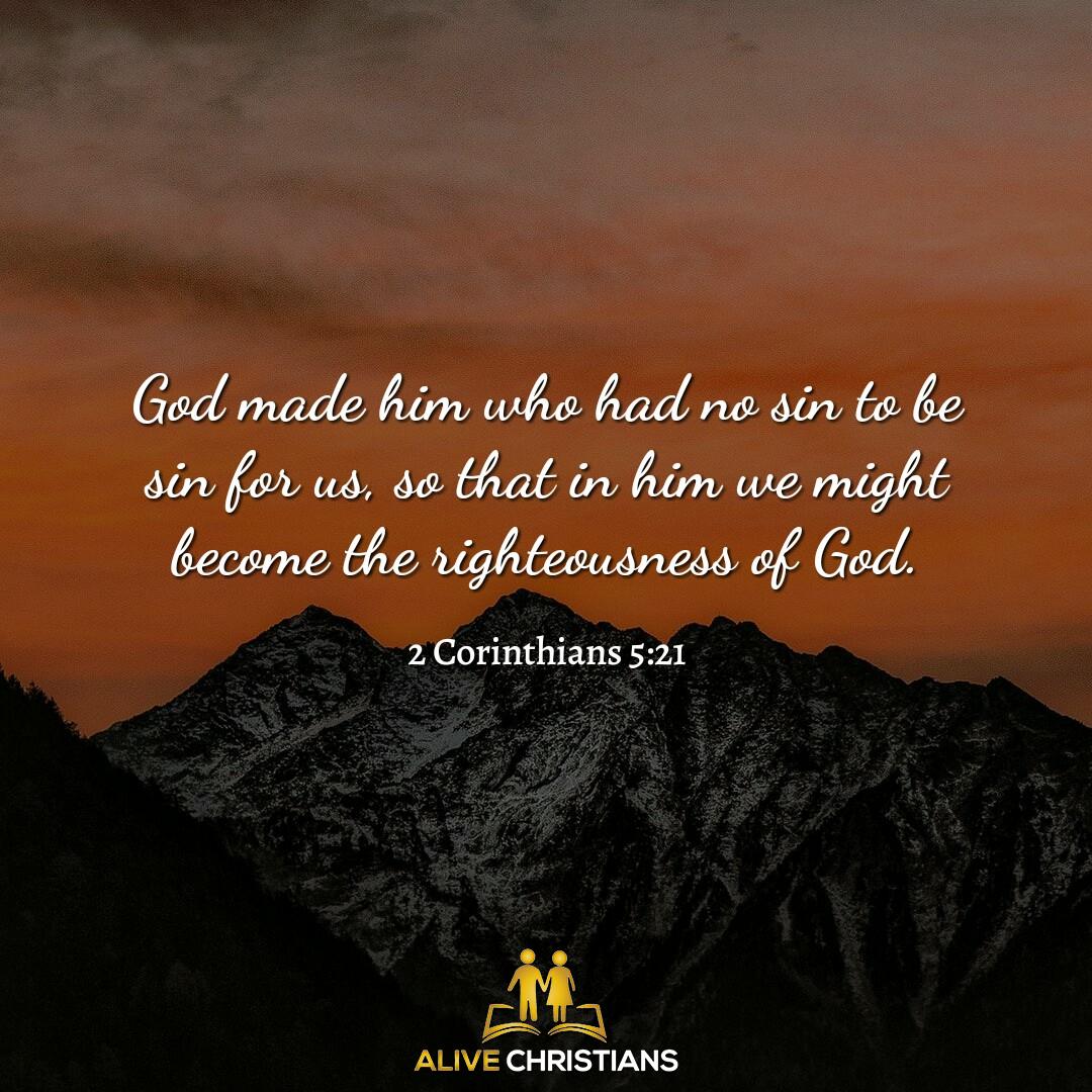 God made Him sin for us